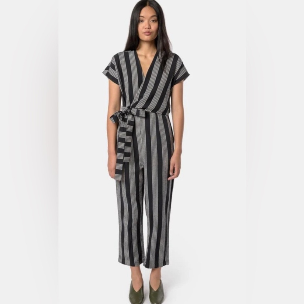 Ace&Jig Wrap Jumper stripe jumpsuit, Forte, size M